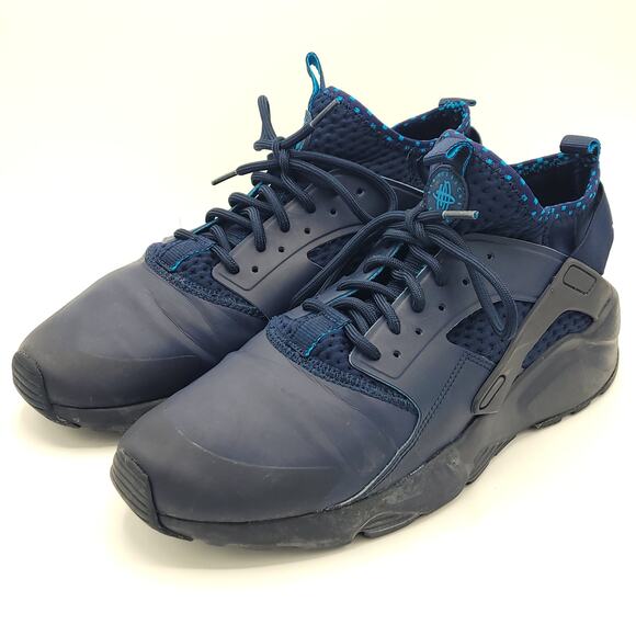 Nike Air Huarache Run Ultra SE Obsidian 875841-400 blue men's size 12 - Picture 1 of 7